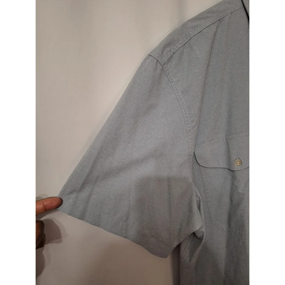 Vintage Filson Mens Twin Lakes Shirt Sz XXL Vented Short Sleeve Button Up Camp